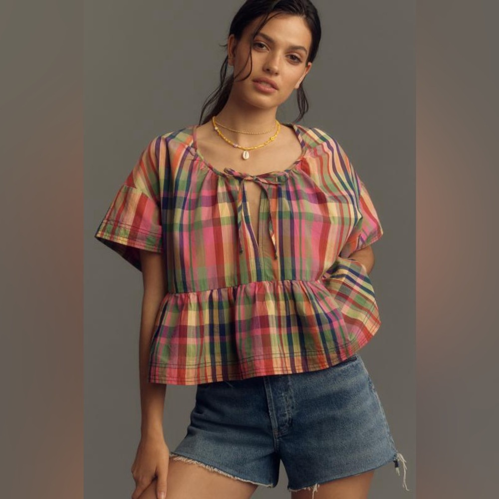 The Tavi Blouse by Pilcro: Babydoll Top Edition
